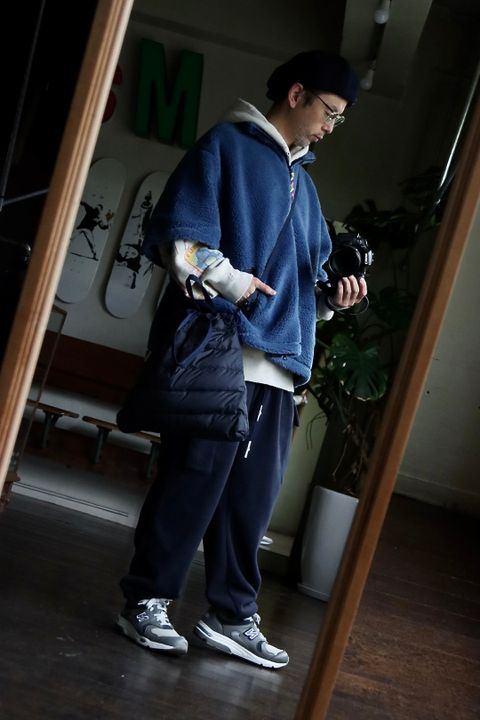 is-ness イズネス 22AW FLEECE T-SHIRTスタイル.2022.10.10.