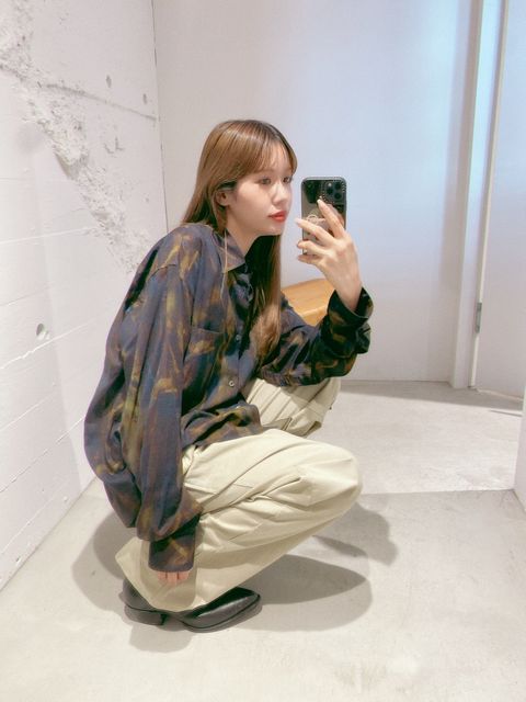 YOKE 新作PATTERNED REGULAR COLLAR SHIRT style.2024.8.23