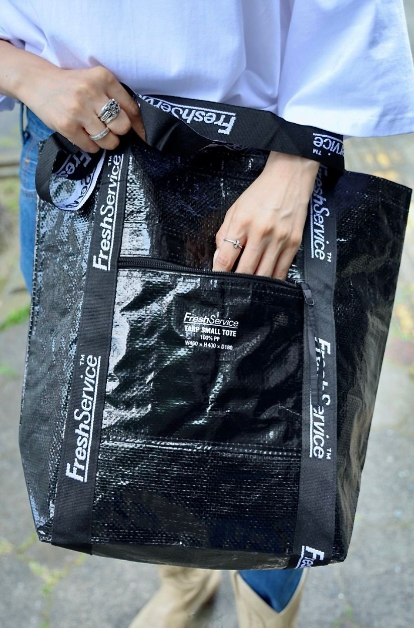 フレッシュサービス トートバッグ TARP SMALL TOTE (BLACK)