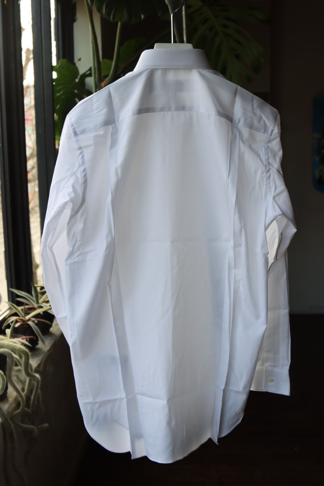 プレイコムデギャルソン MEN'S SHIRT (WHITE×BLACK HEART)