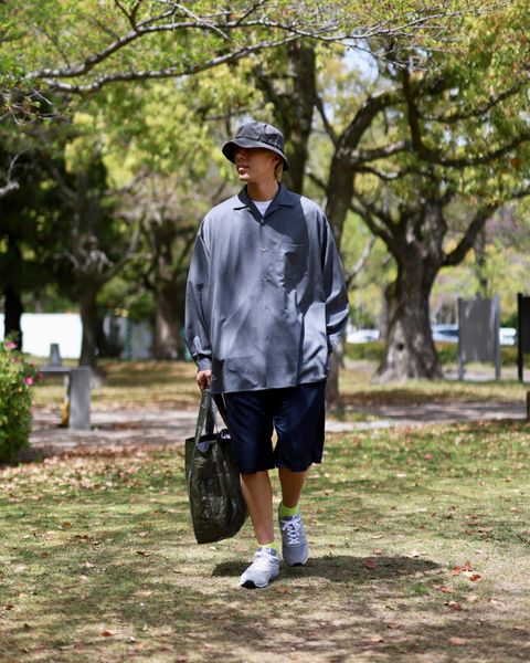 FreshService COOLFIBER OPEN COLLAR L/S SHIRTスタイル