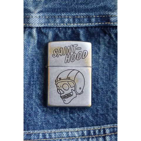 セントマイケル STHD . AGED ZIPPO LIGHTER(SM-HR8-0000-C79)SILVER