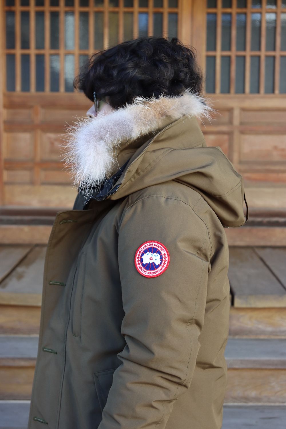 カナダグース ブロンテ カーキ アース Canada goose - ジャケット/アウター