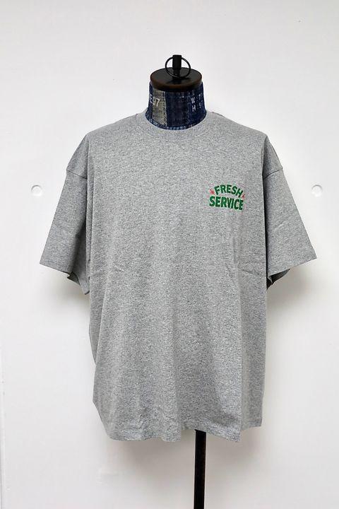 フレッシュサービス CORPORATE PRINTED S/S TEE "ALL DAY ALL NIGHT"(FSC261-70152)H.GRAY☆4月18日(土)新作発売！