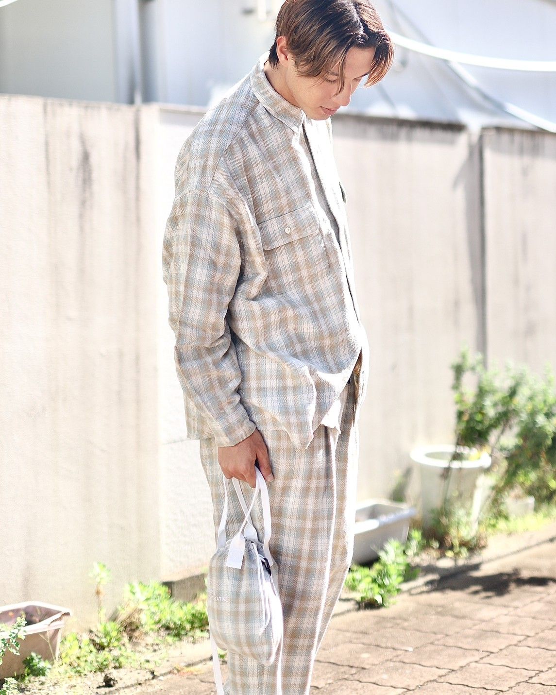 STRIPES FOR CREATIVE FW23 SFC OG CHECK SHIRT&PANTSスタイル
