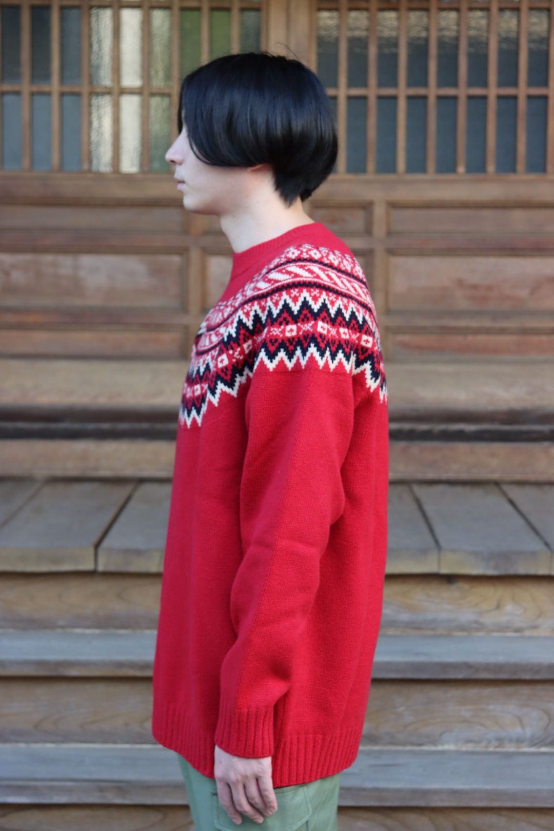 JUNYA WATANABE COMME des GARCONS MAN ラムウールジャガード JUNYA WATANABE COMME des GARCONS MAN ラムウールジャガード