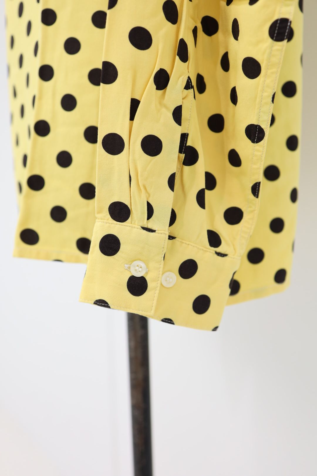 セントマイケル 26SS RAYON SHIRT/DOT(SM-MK8-0000-047)YELLOW