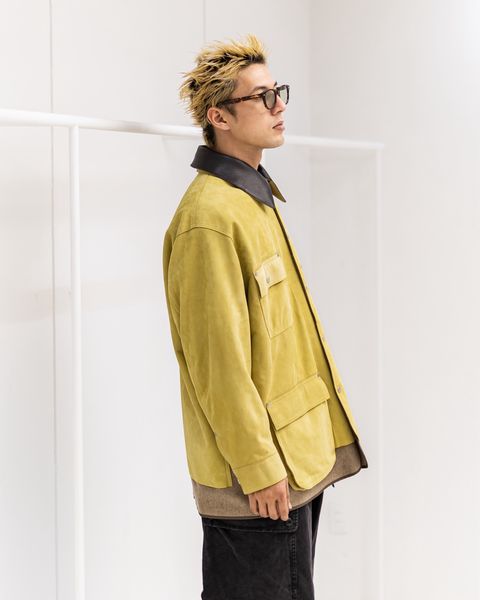 YOKE Nuback Leather Coverall Jacket (YELLOW BEIGE)10月11日(土)新作発売！