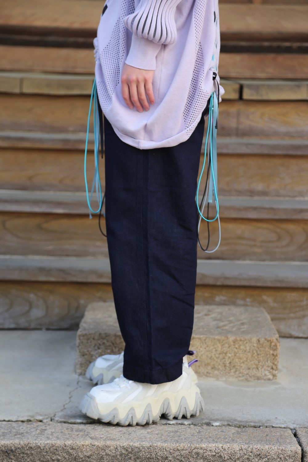 KIDILL×rurumu Drawcord Knit Pullover(KL495) style 2021.02.28.