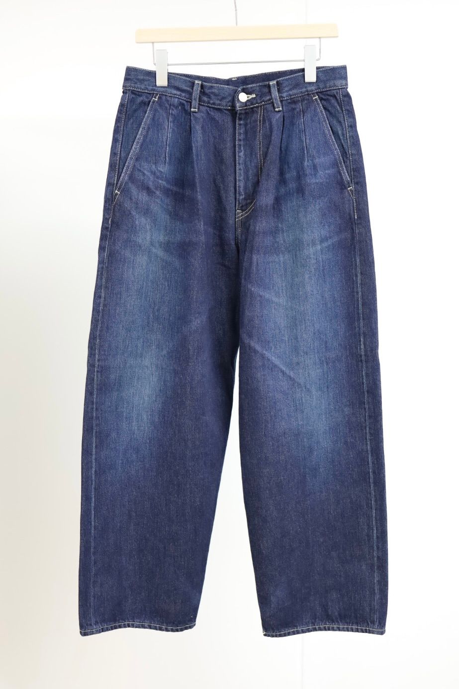 Graphpaper - グラフペーパー Selvage Denim Two Tuck Pants(GU261