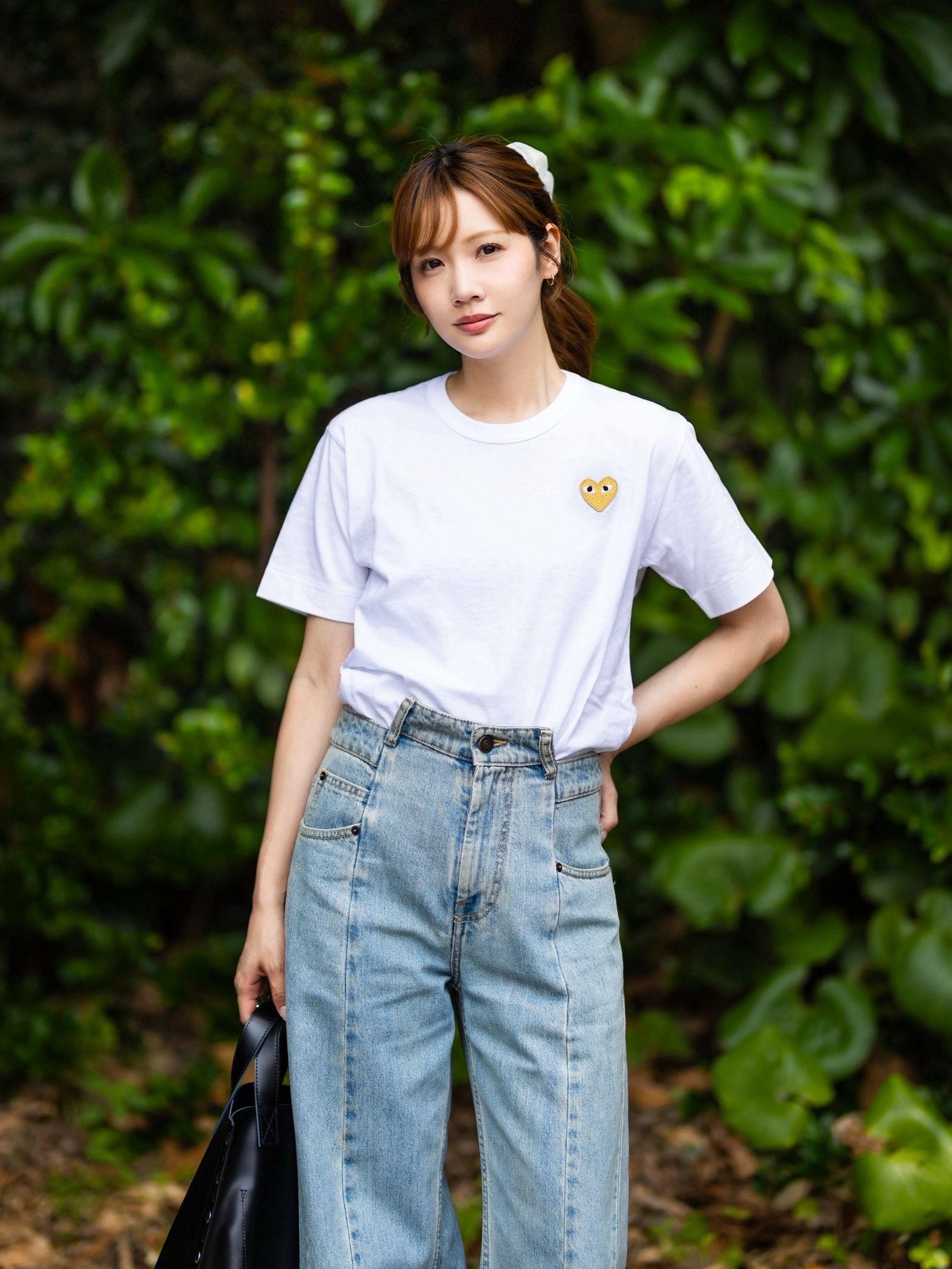 PLAY COMME des GARCONS 人気定番ワンポイントTシャツ style.2026.8.15