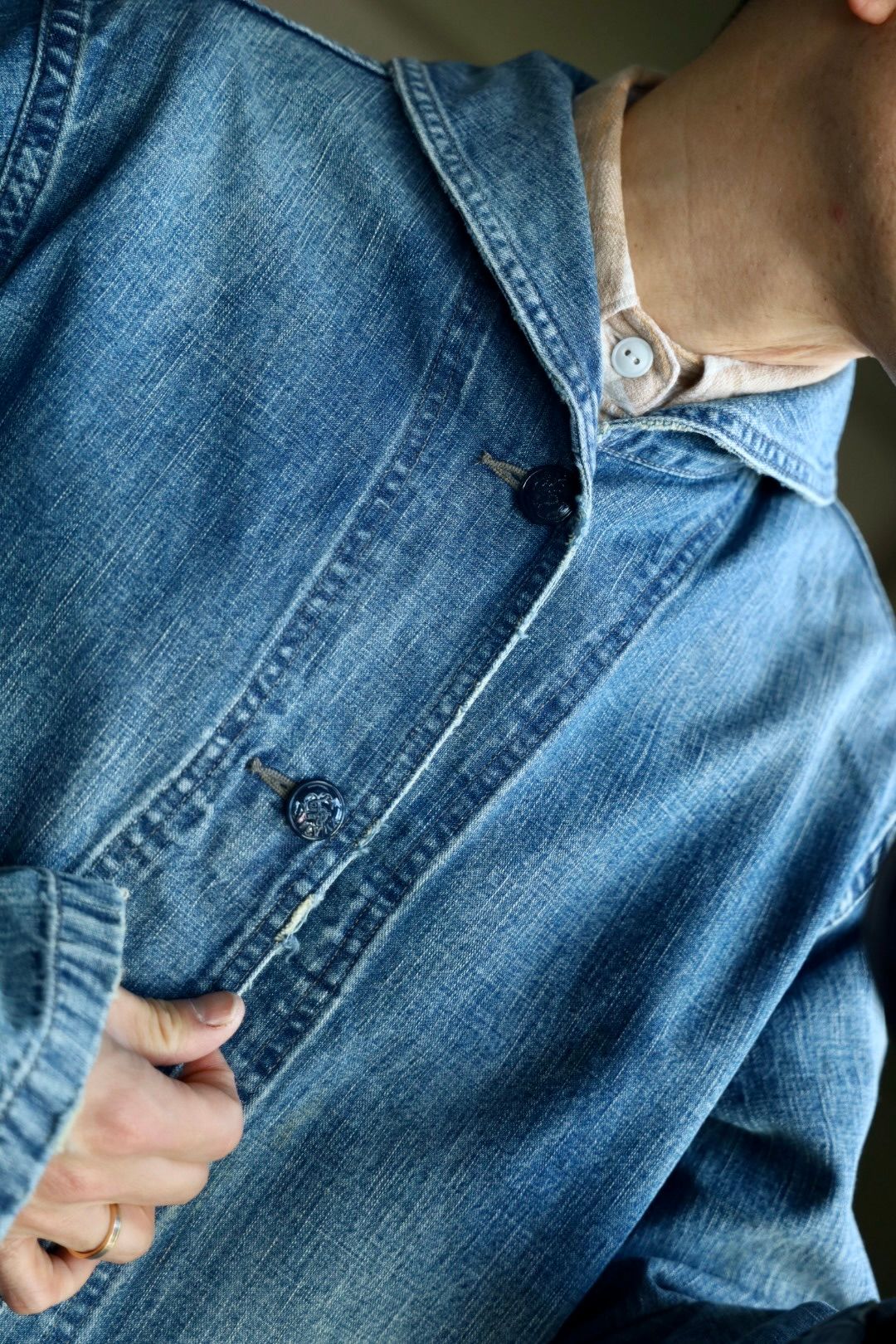 BOW WOW バウワウ カバーオールUSN M43 DUNGAREE JUMPER(BW251-U4DJS)INDIGO AGING