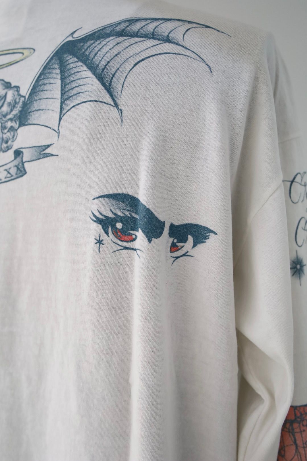 セントマイケル Tシャツ TATOO DW_LS TEE(SM-HR1-0000-C29)WHITE★9月13日(土)発売！