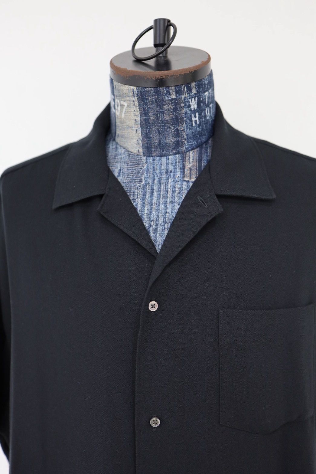 グラフペーパー 26SS Viscose Viyella S/S Sleeping Shirt(GM261-50457)BLACK☆3月14日(土)発売！