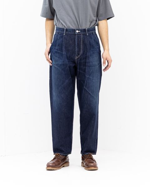 グラフペーパー Selvage Denim Two Tuck Tapered Pants(GU261-40060DB)INDIGO_DARK FADE★1月24日(土)発売！