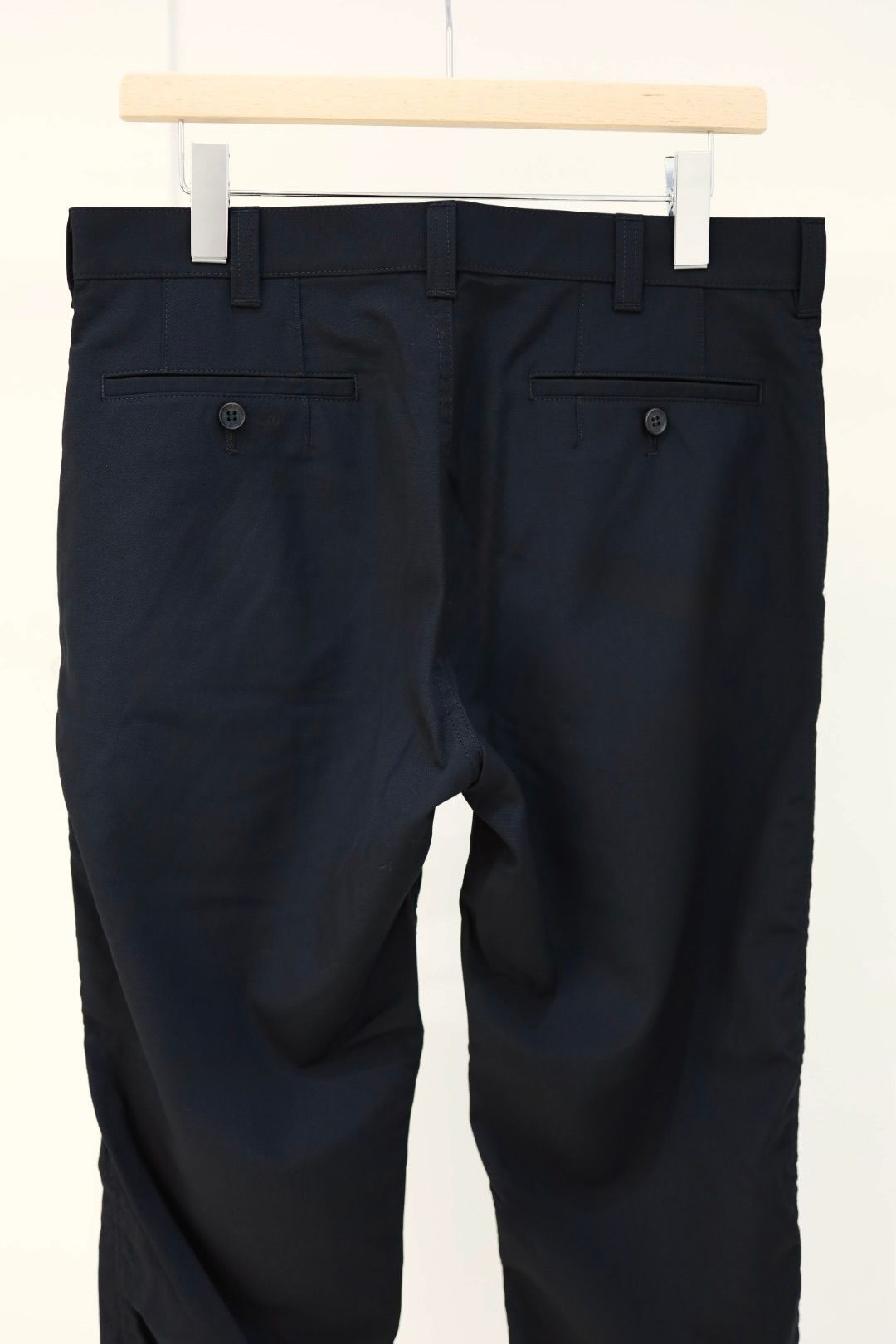 コムデギャルソンオム26SS ウールポプリンテーパードパンツ(HQ-P101-051)BLACK☆2月6日(金)発売！