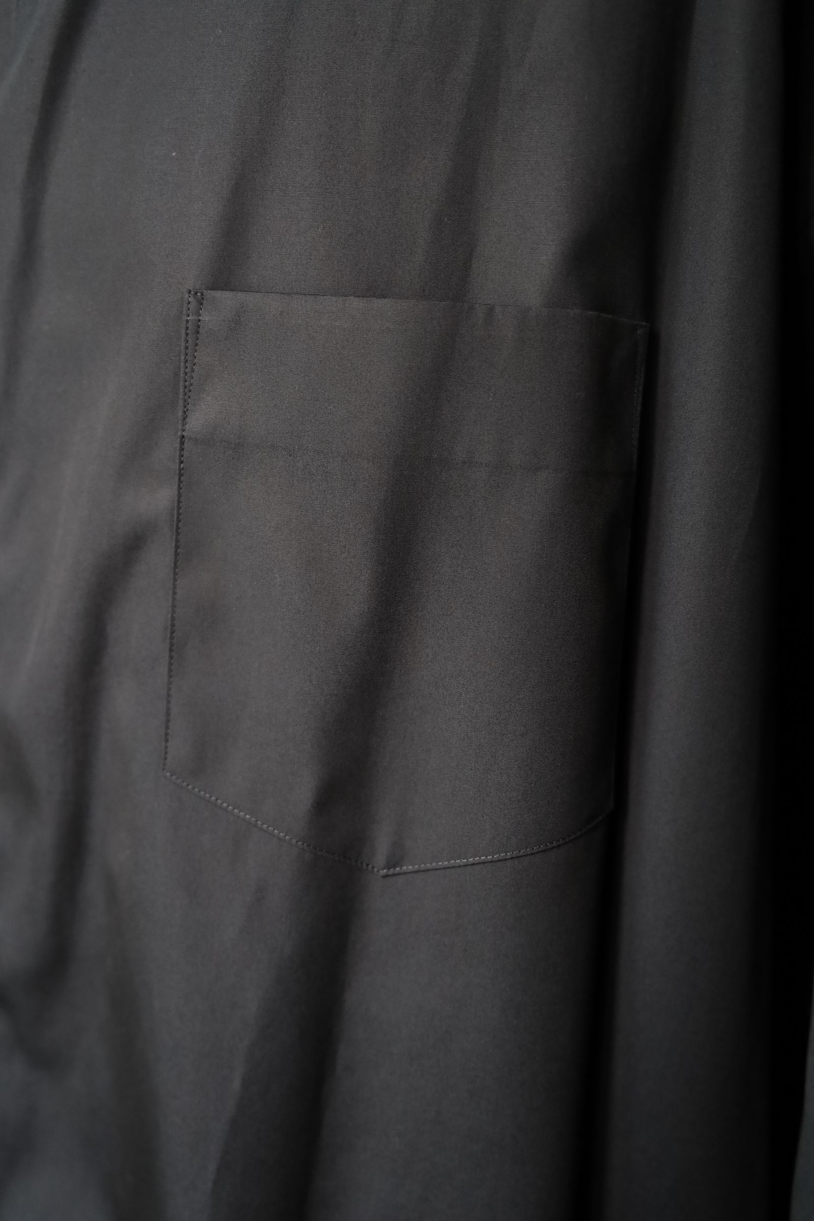 Hight Count Wide Spread Collar Shirt(GM234-50032B)BLACK