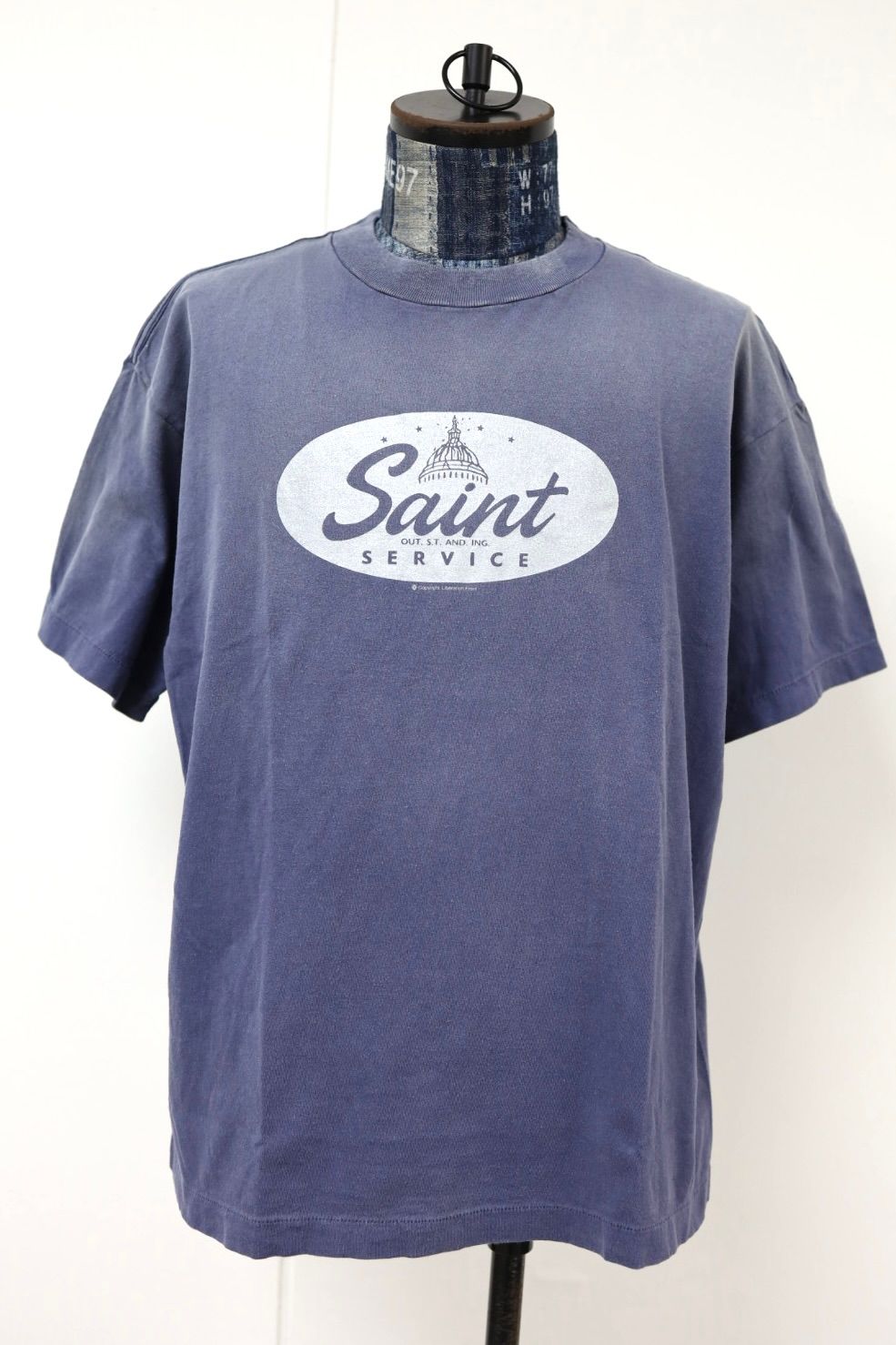 セントマイケル 26SS SAINT SERVICE_SS T-SHIRT(SM-MK8-0000-020)NAVY☆4月29日(水)新作発売！