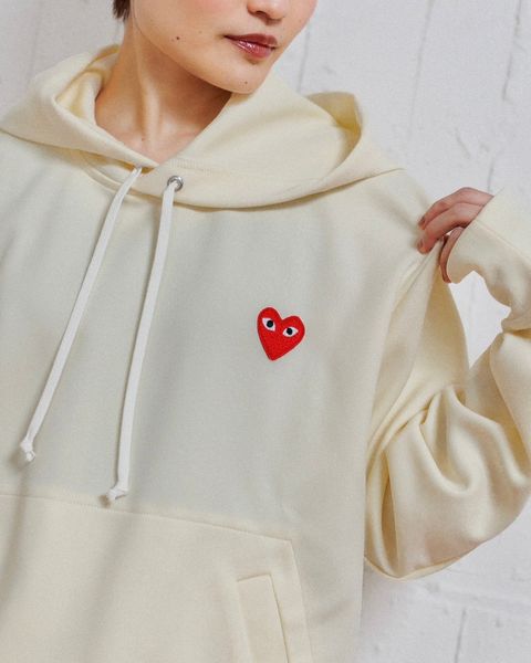 PLAY COMME des GARCONS ワンポイントパーカーstyle.2025.2.10