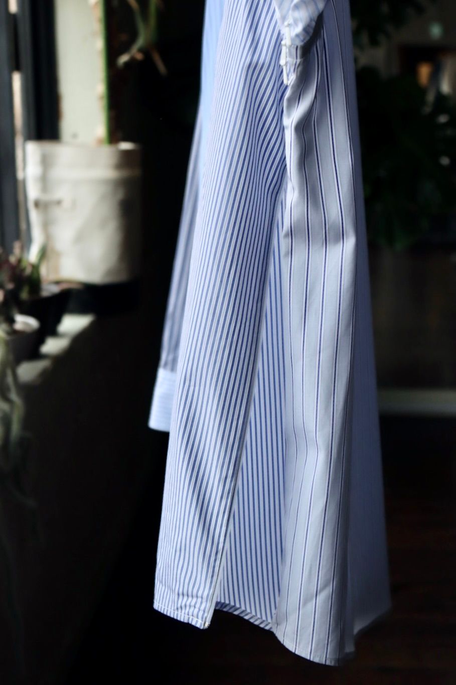 イズネス23SSシャツ TOMAS MAISON for is-ness VENTILATION LONG SLEEVE SHIRT(31SSSHT02-1)CRAZY STRIPE☆3月10日発売！