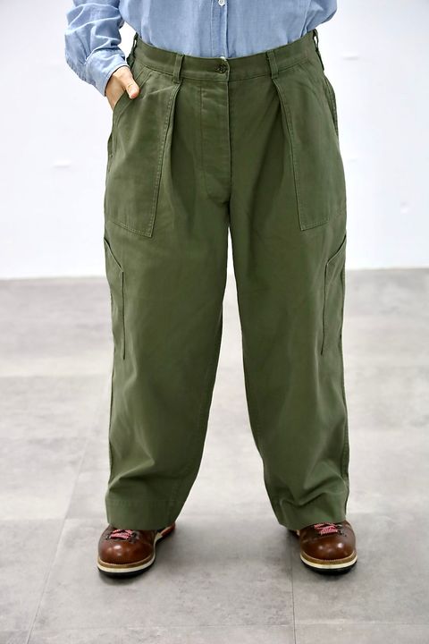 A.PRESSE 2026 STYLE1 USAF Hemmed Bottoms"OLIVE"スタイル