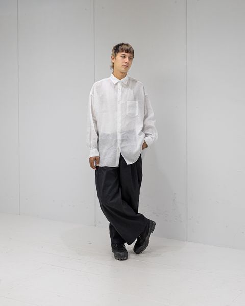Graphpaper Linen L/S Oversized Regular Collar Shirt 6月20日(土)新作発売！