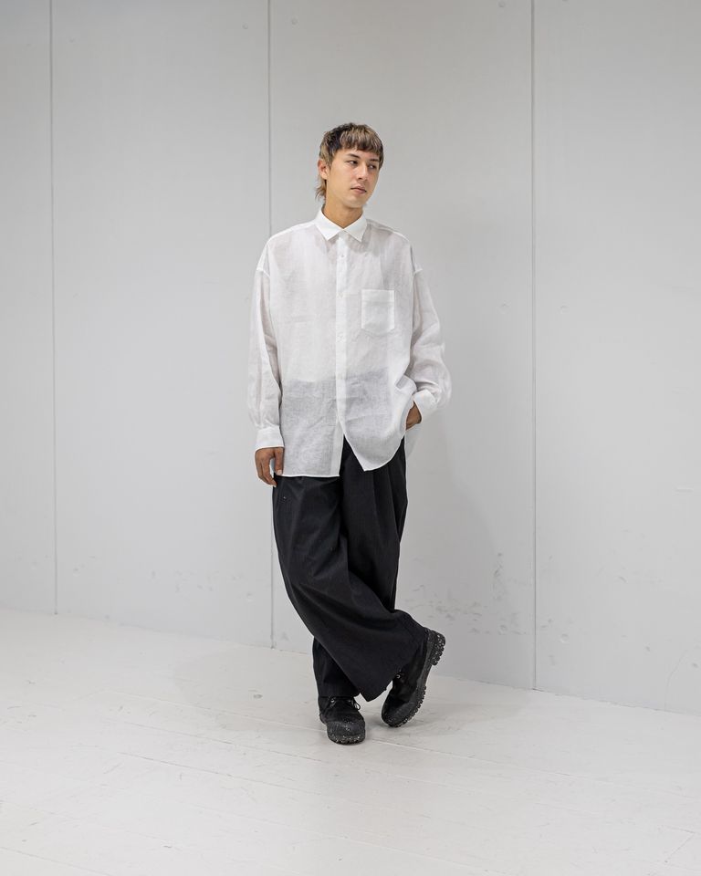 Graphpaper Linen L/S Oversized Regular Collar Shirt 6月20日(土)新作発売！