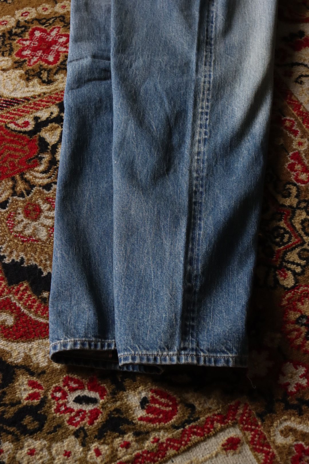 アプレッセ23AWデニム No.22 Washed Wide Denim Pants(23AAP-04-012K)INDIGO