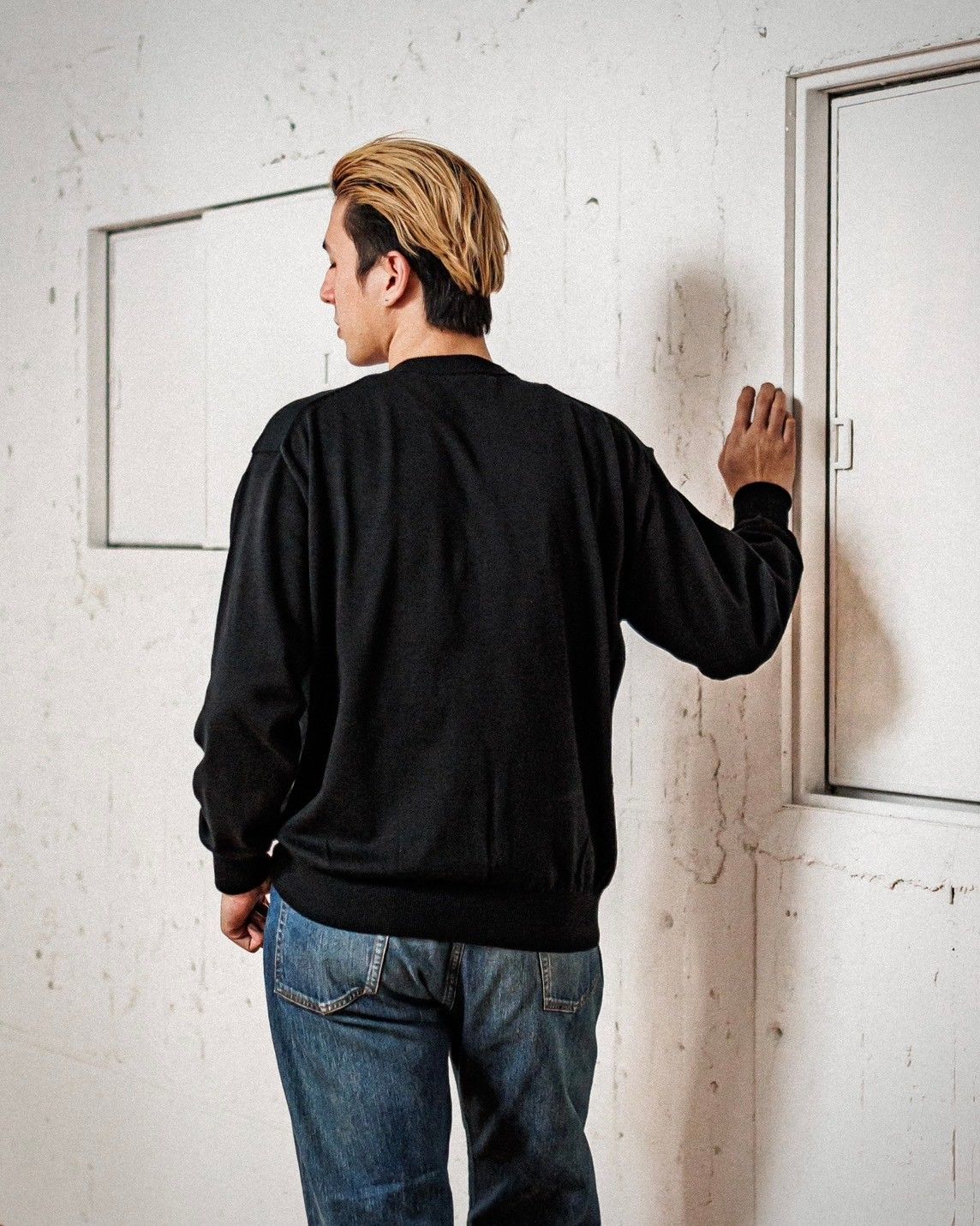 A.PRESSE - アプレッセ Cotton knit L/S T-Shirt(25SAP-03-01K A.PRESSE - アプレッセ Cotton knit L/S T-Shirt(25SAP-03-01K