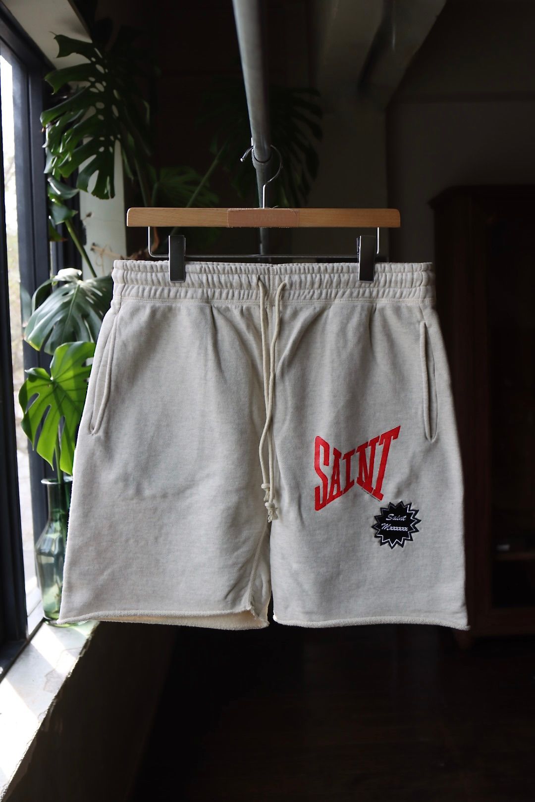 セントマイケル24SS SAINT SWEAT SHORTS(SM-YS8-0000-047)GRAY - S