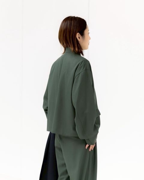Graphpaper Techno Wool Nylon Stand Collar Short Jacket style.2025.09.27