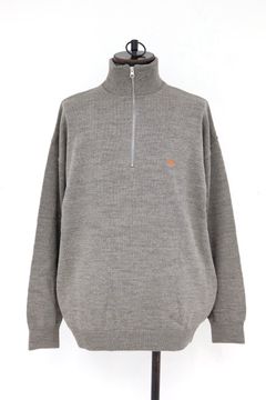 フレッシュサービス 26AW THERMAL JERSEY HARF ZIP KNIT(FSC263-80009)GRAY☆10月17日(土)新作発売！