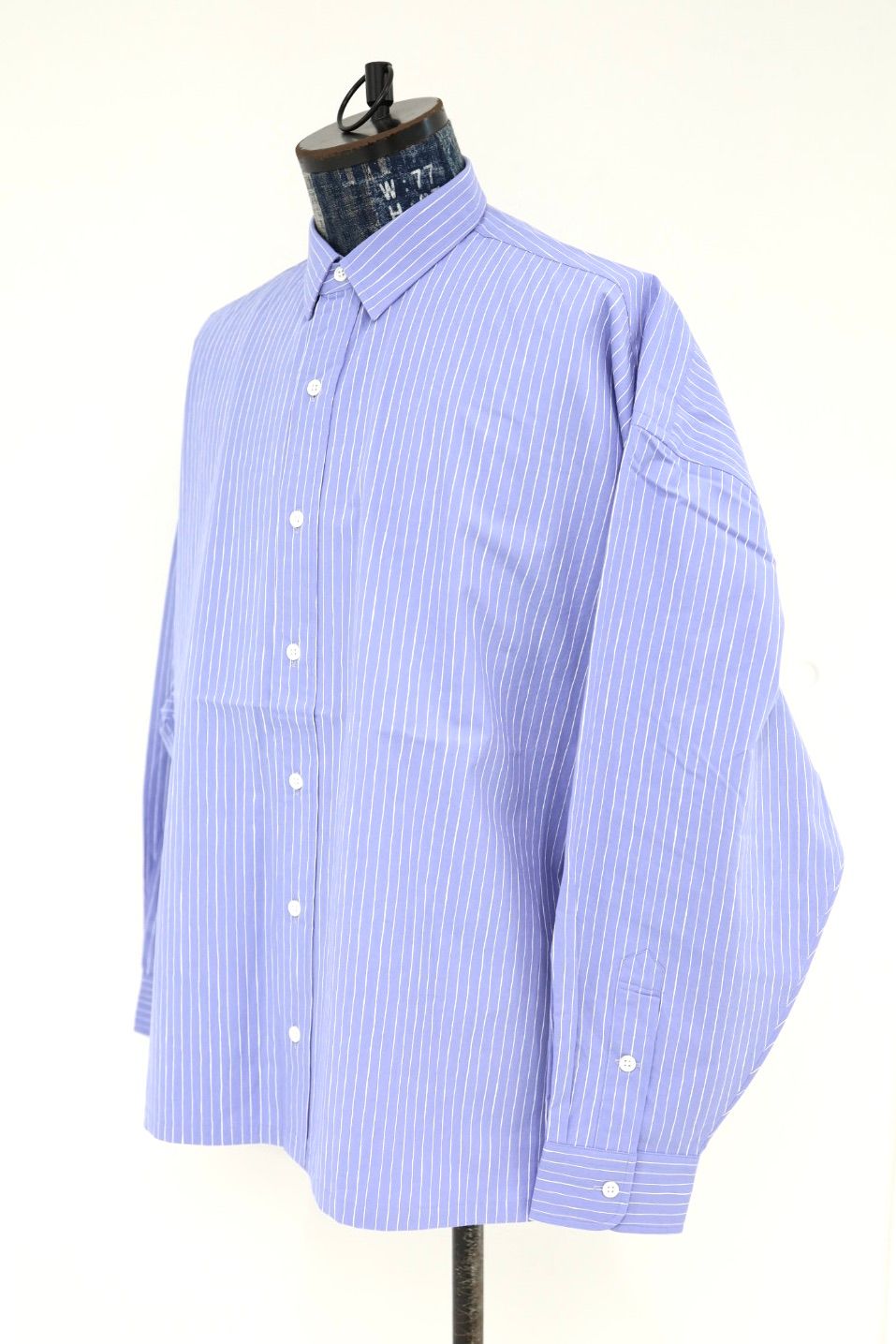 S.F.C 26SS エスエフシー COTTON STRIPE SLIT SHIRT(SFCSS26S03)SAX☆3月20日(金)発売！