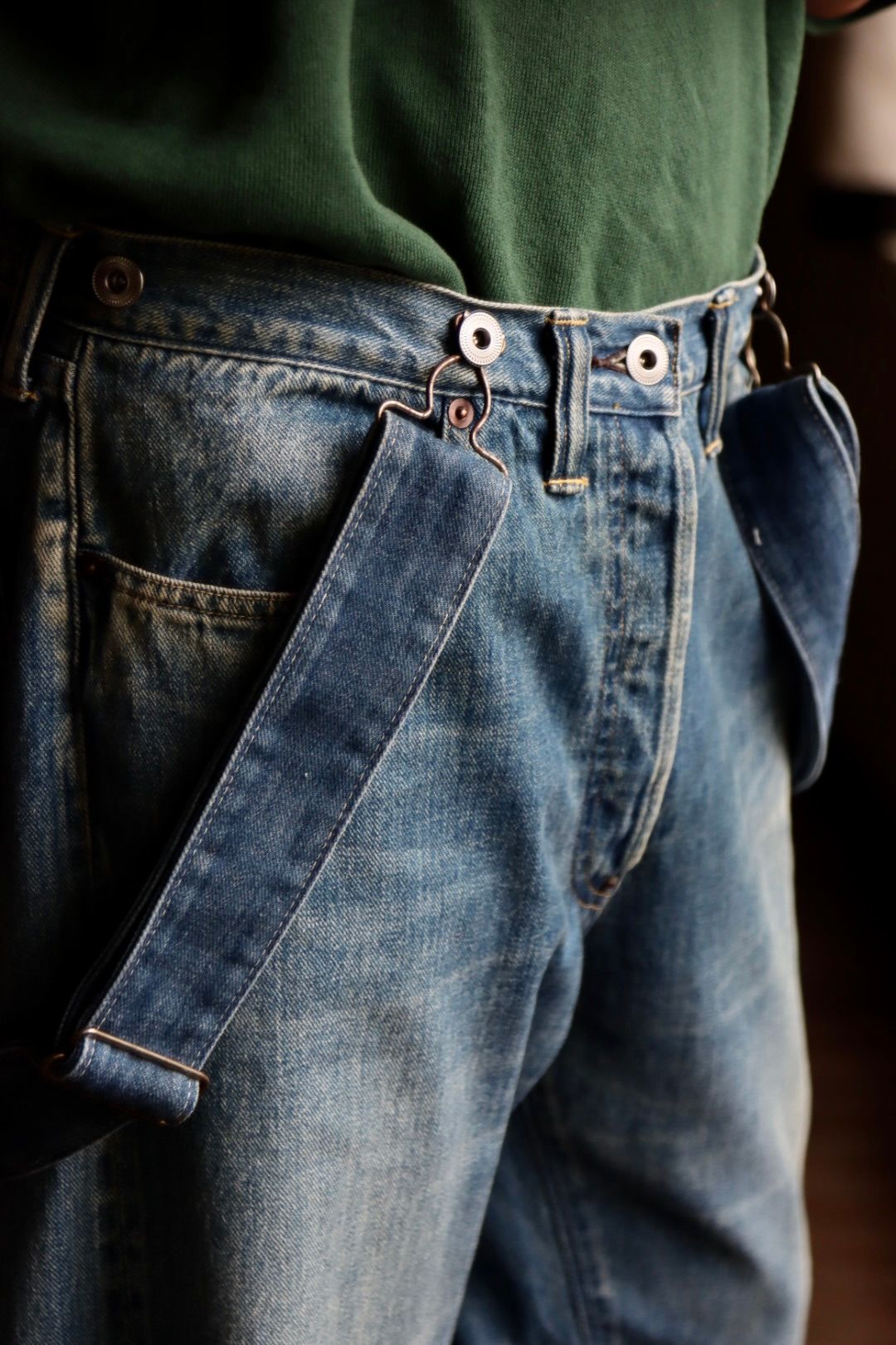 A.PRESSE No.2 Washed Denim Pantsスタイル36