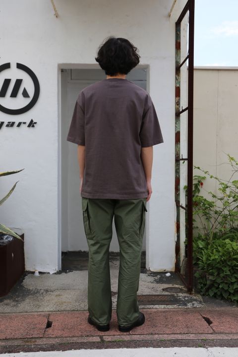 CIOTA スビンコットン10/-度詰め 吊り天竺ポケット付き半袖Tシャツ(CSLM-106M) style. 2021.04.25.