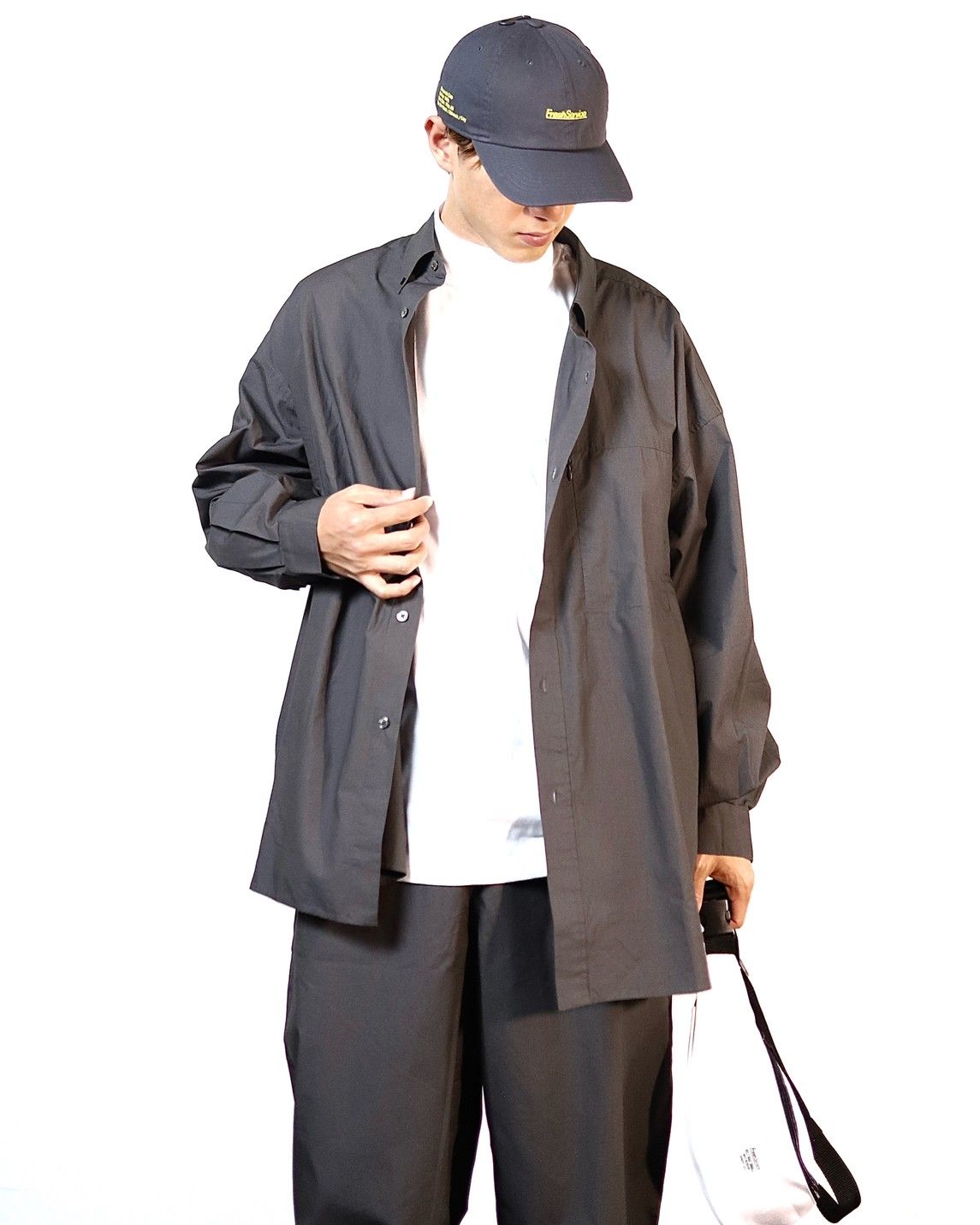 FreshService フレッシュサービスUTILITY B.D SHIRT"GRAY"スタイル
