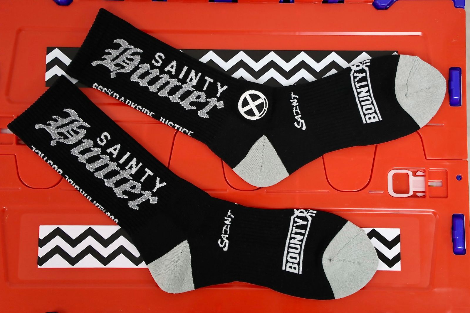 セントマイケル 26SS BH_SOCKS/SAINTY HUNTER(SM-MK8-0000-C39)BLACK☆2月21日(土)10:00発売！