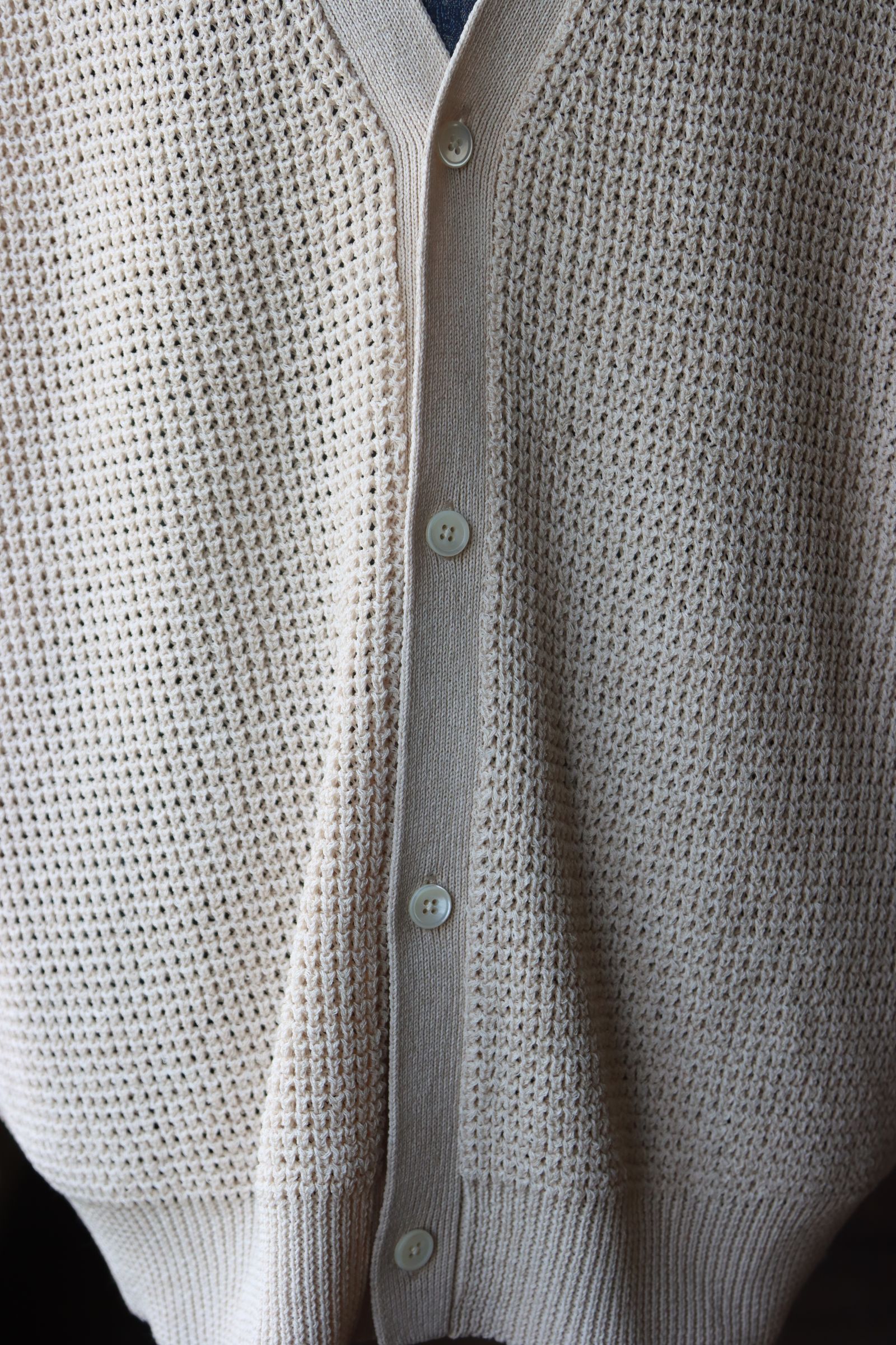 Graphpaper - グラフペーパー24SS Linen SOLOTEX Knit Cardigan(GU241 