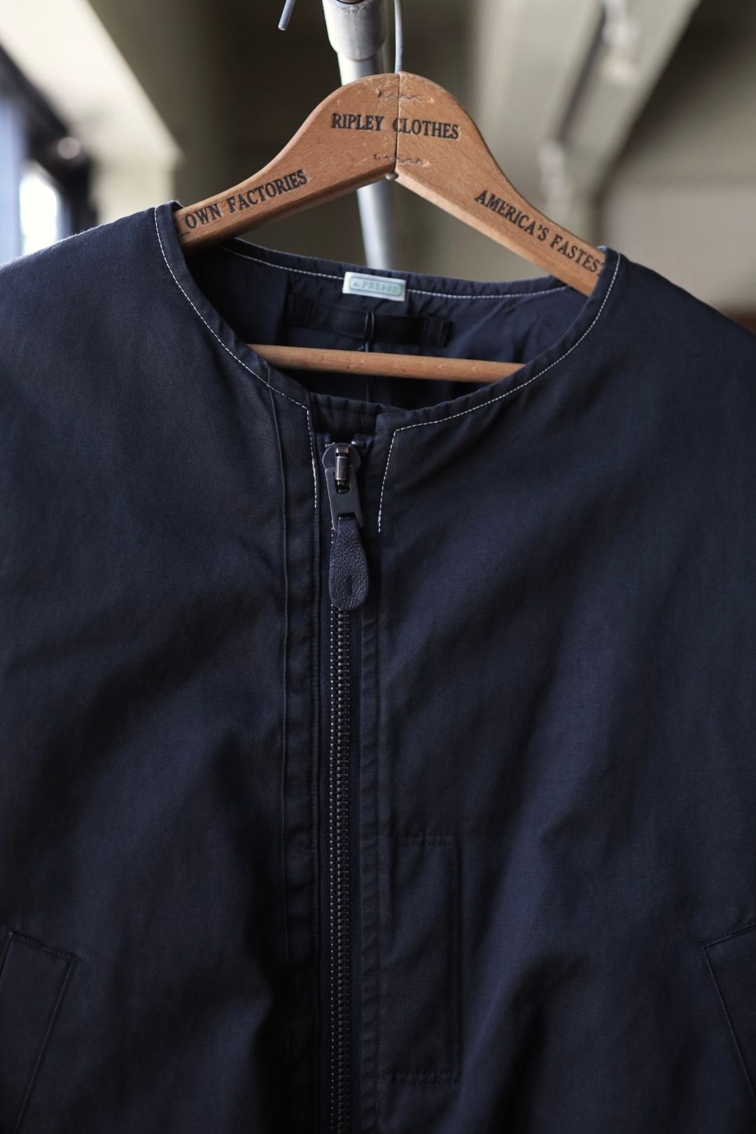 アプレッセ 2025 STYLE2 Vintage Silk Flight Custom Jacket(25AAP-01-28)BLACK☆10月25日(土)発売!