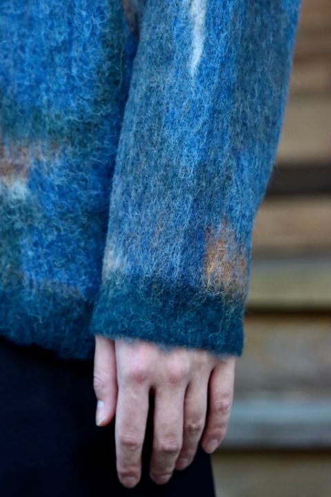 YOKE ROTHKO JACQUARD CARDIGAN(YK21AW0284S)GREEN style