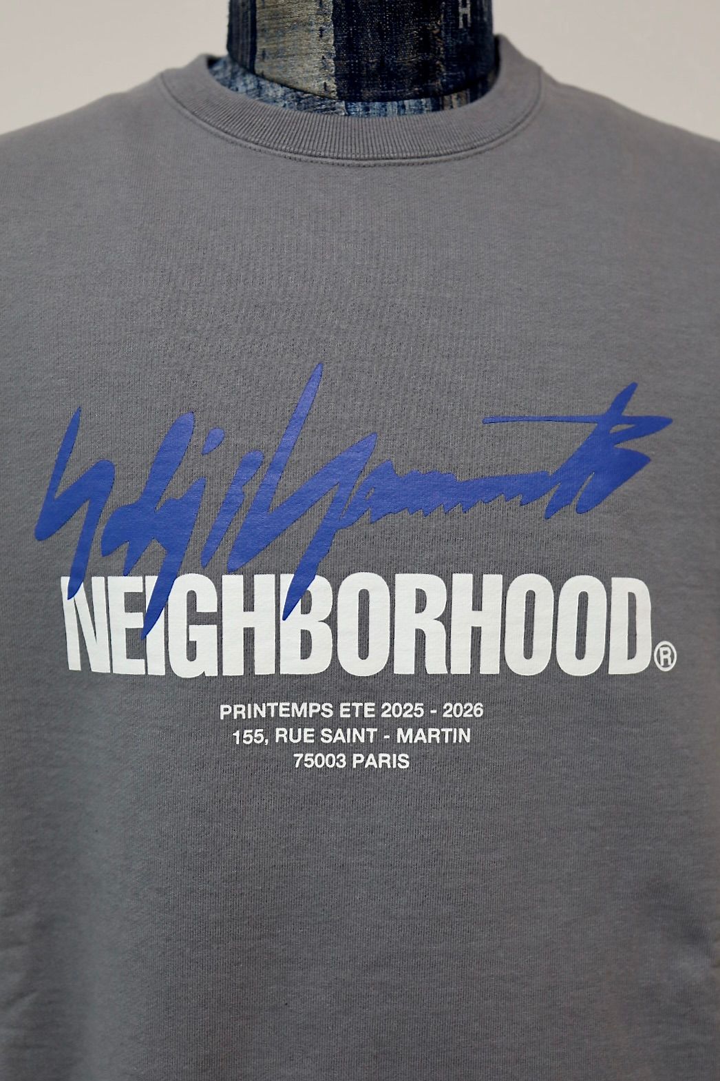 Yohji Yamamoto × NEIGHBORHOOD SWEAT SHIRT LS(HK-T99-99-1S26)GRAY★12月5日(金)発売！