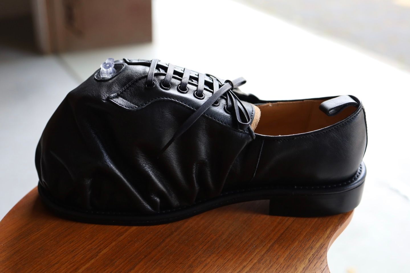 doublet ダブレット26AW 革靴 INFLATED DERBY SHOES (26AW69FT70)BLACK
