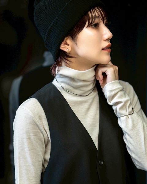 Graphpaper Cotton Cupro Back Satin Gilet STYLE 2025.09.22