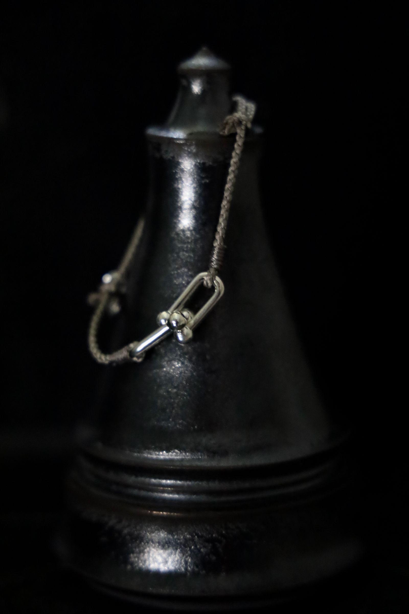 XOLO JEWELRY ショロジュエリー / Homage Link Silk Code Bracelet (GRAY)☆6月17日再入荷！