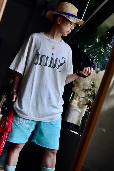 ©SAINT M×××××× 23AW HEART SAINT TEEスタイル