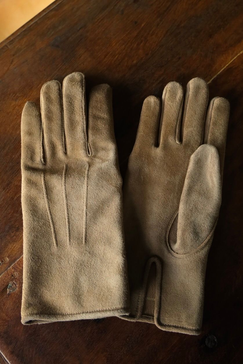 エンダースキーマ スエードグローブ suede glove(tq-rc-sgb)khaki☆9月6日(土)発売！