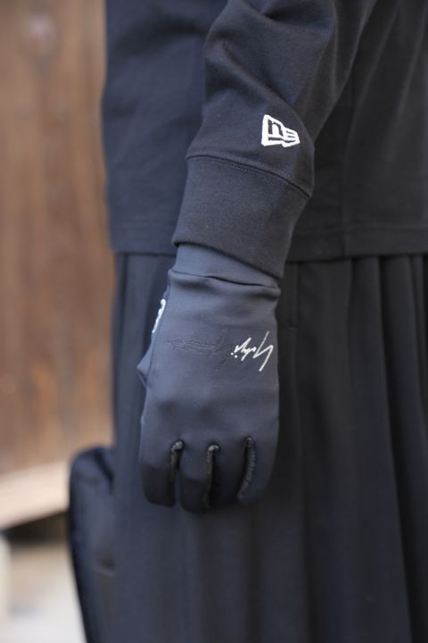Yohji Yamamoto FW20 長袖 コットン Tシャツ シグネチャーロゴ パリ ブラック レギュラーフィット style.2020.11.4