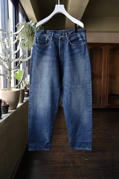 グラフペーパー Selvage Denim Five Pocket Tapered Pants(GU261-40058DB)INDIGO_DARK FADE★1月24日(土)発売！