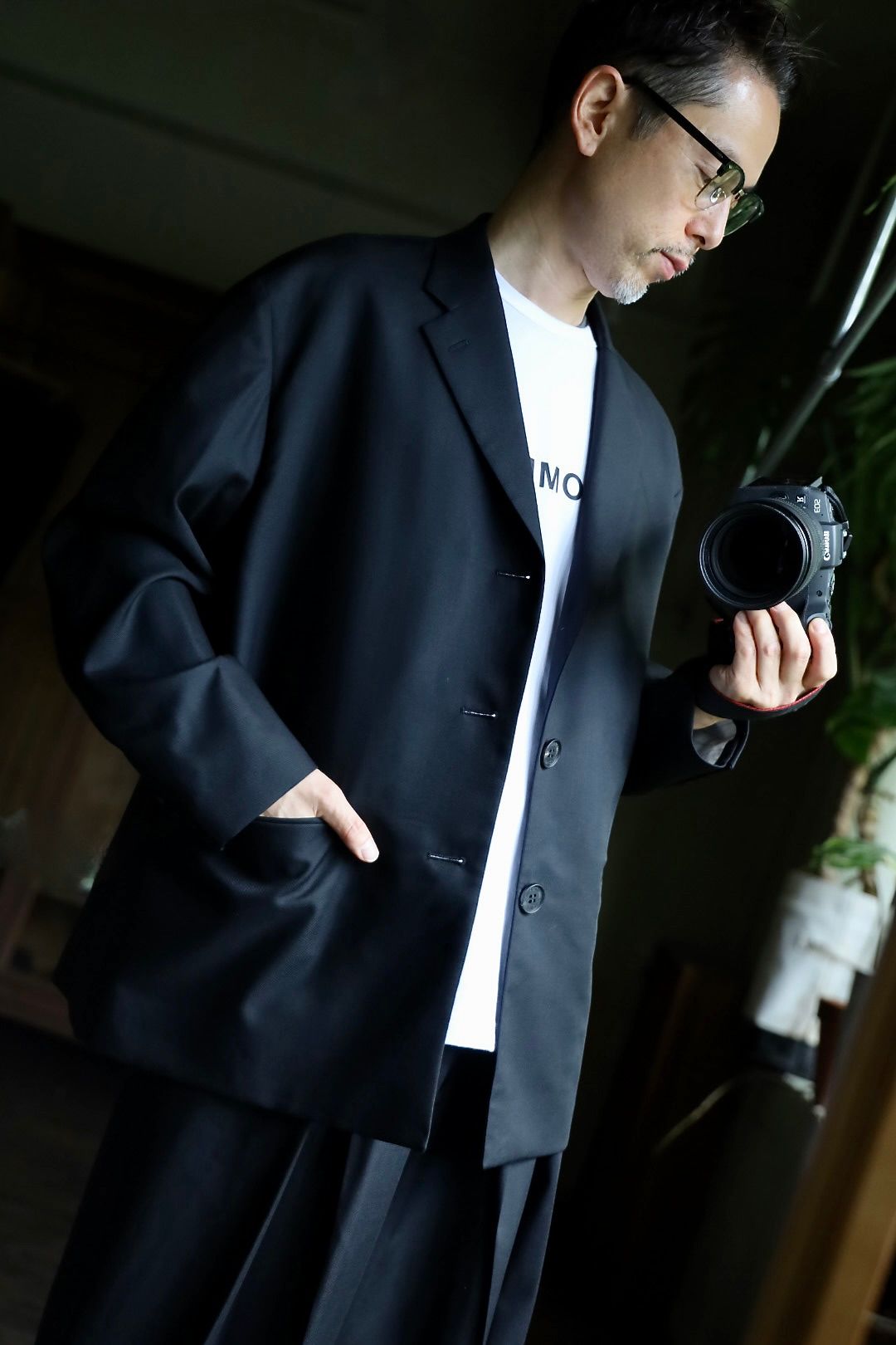 COMME des GARCONS HOMME 3Bジャケット チャコールグレー COMME des GARCONS HOMME 3Bジャケット チャコールグレー