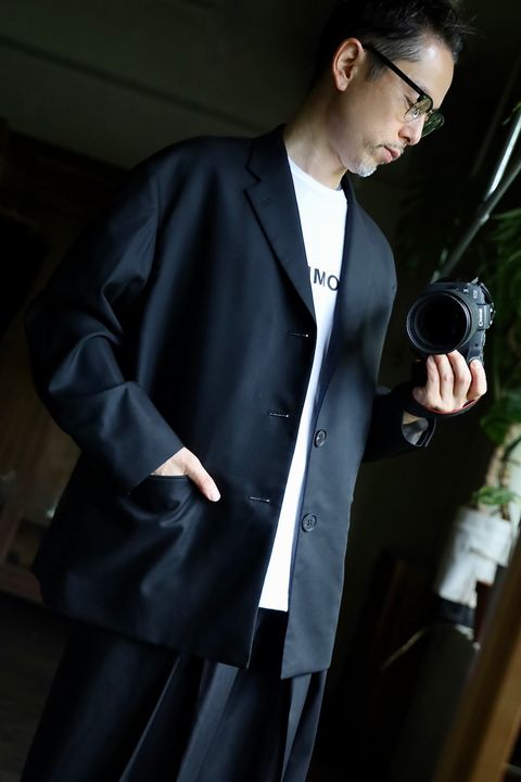 COMME des GARCONS HOMME ウールサージ3Bジャケットスタイル